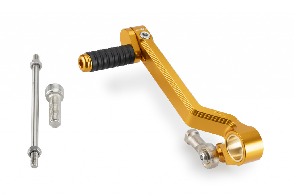 Gear shift pedal PUIG 22121O zlato adjustable