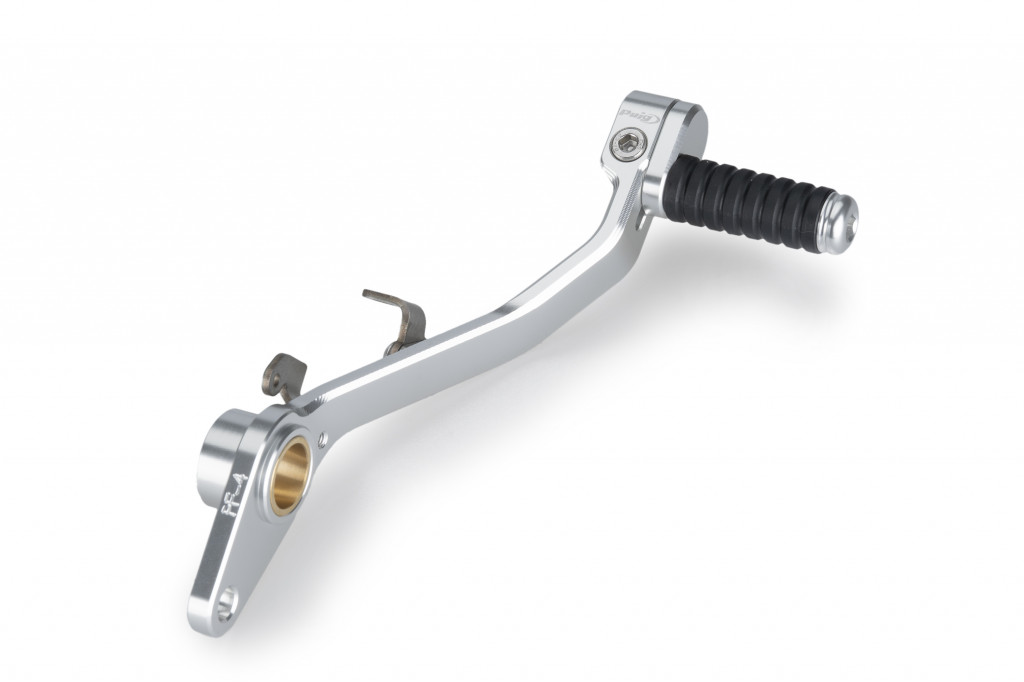 Brake foot pedal PUIG 22122P silver adjustable