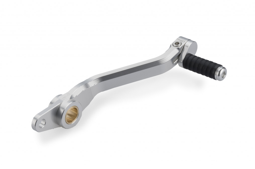 Brake foot pedal PUIG 22124P silver adjustable
