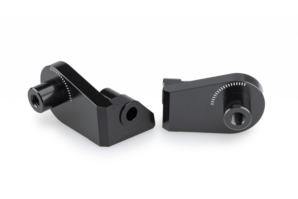 Footpeg adapters PUIG 22184N Crni