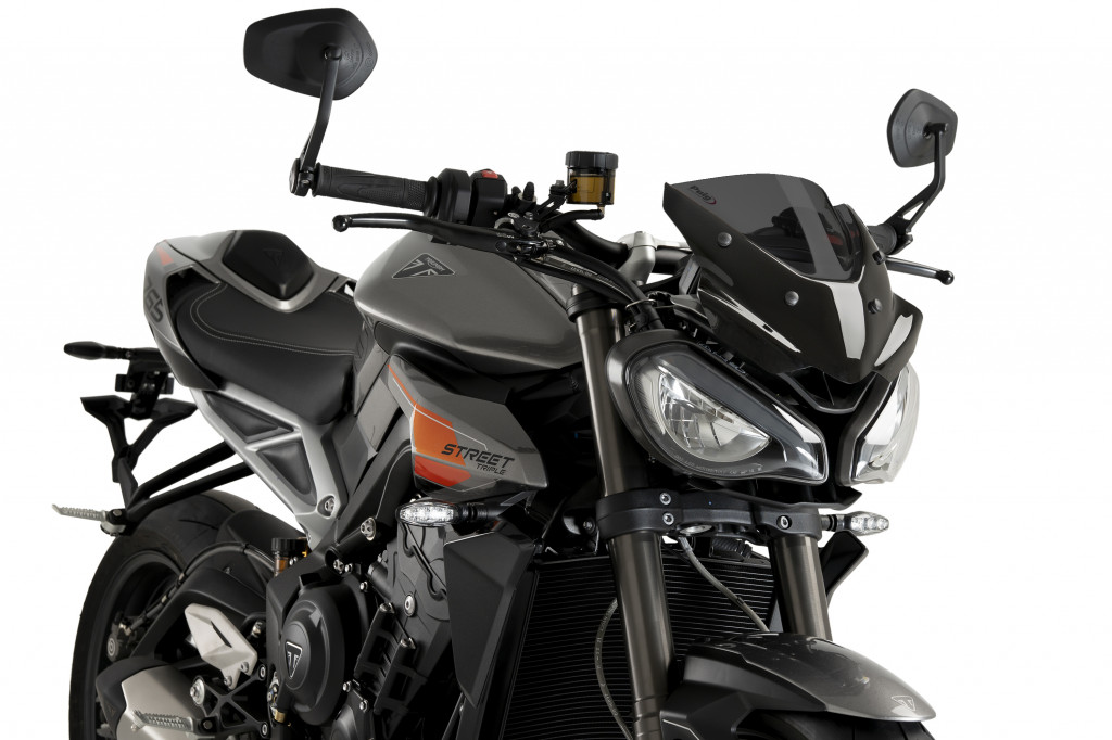 Windshield PUIG NEW GEN. SPORT 22234F dark smoke