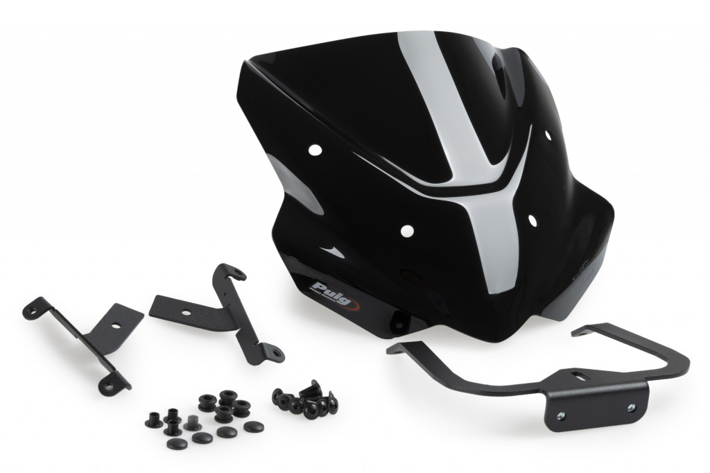 Windshield PUIG NEW GEN. SPORT 22234N Crni
