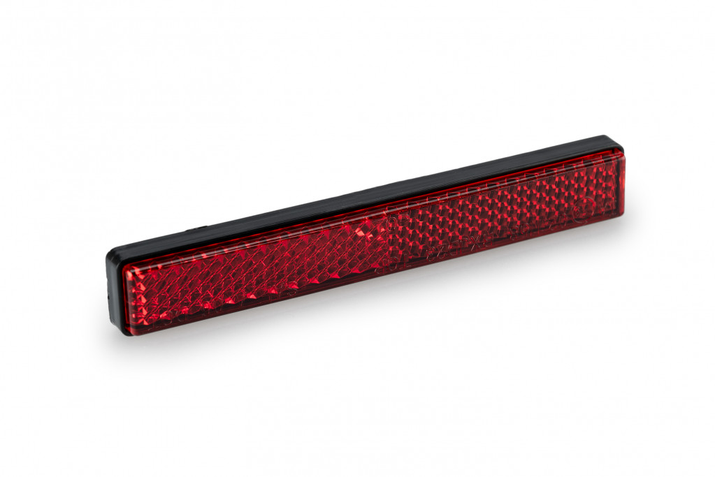 Reflector PUIG 22295R crven 100mm x 15mm, homologated