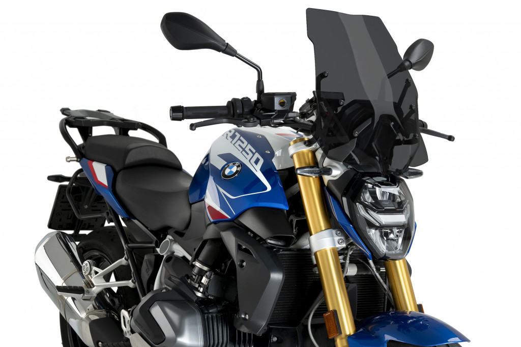 Windshield PUIG 22300F dark smoke