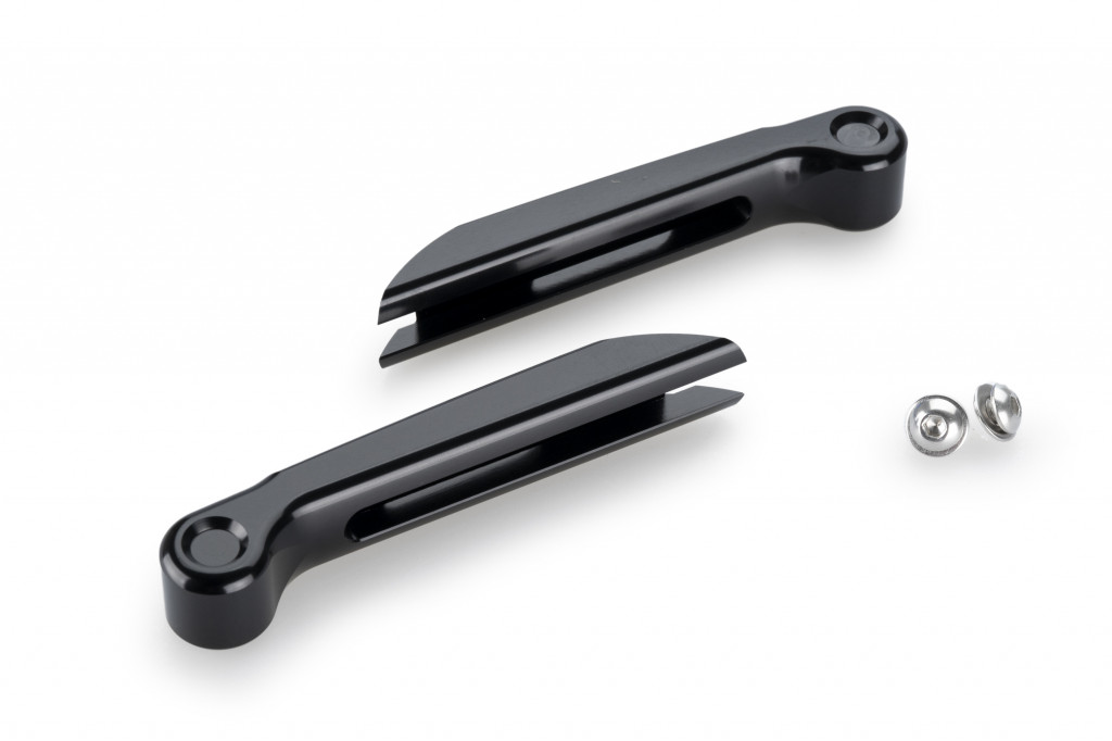 Lever extender set PUIG 4.0 22337N Crni