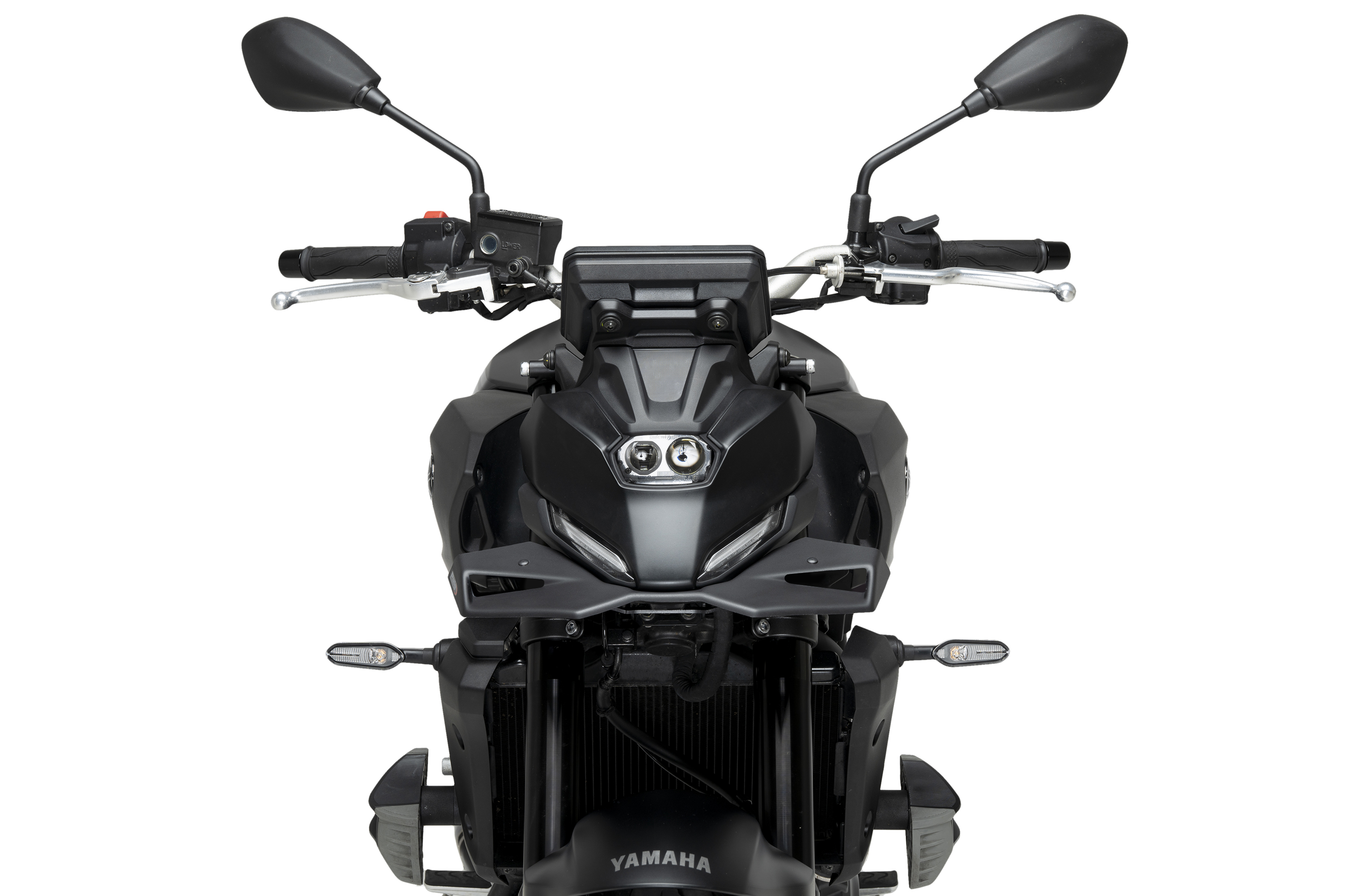 Frontal spoilers PUIG NAKED 22417J matt black