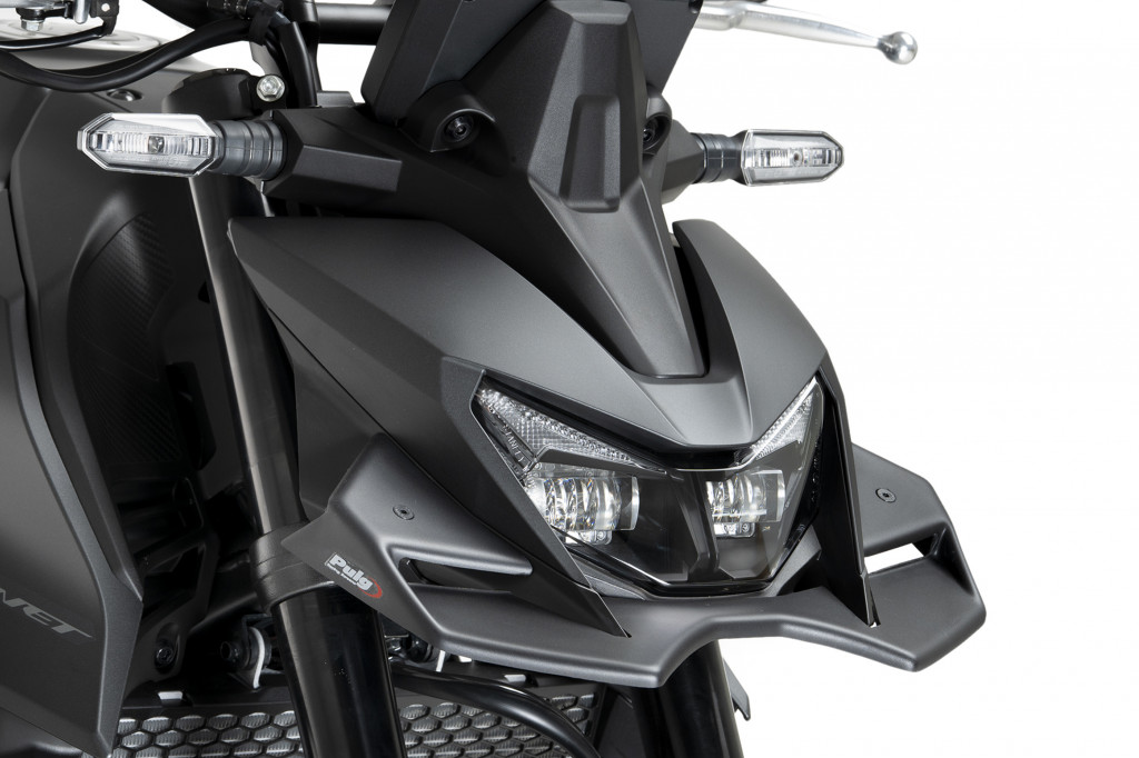 Frontal spoilers PUIG NAKED 22427J matt black