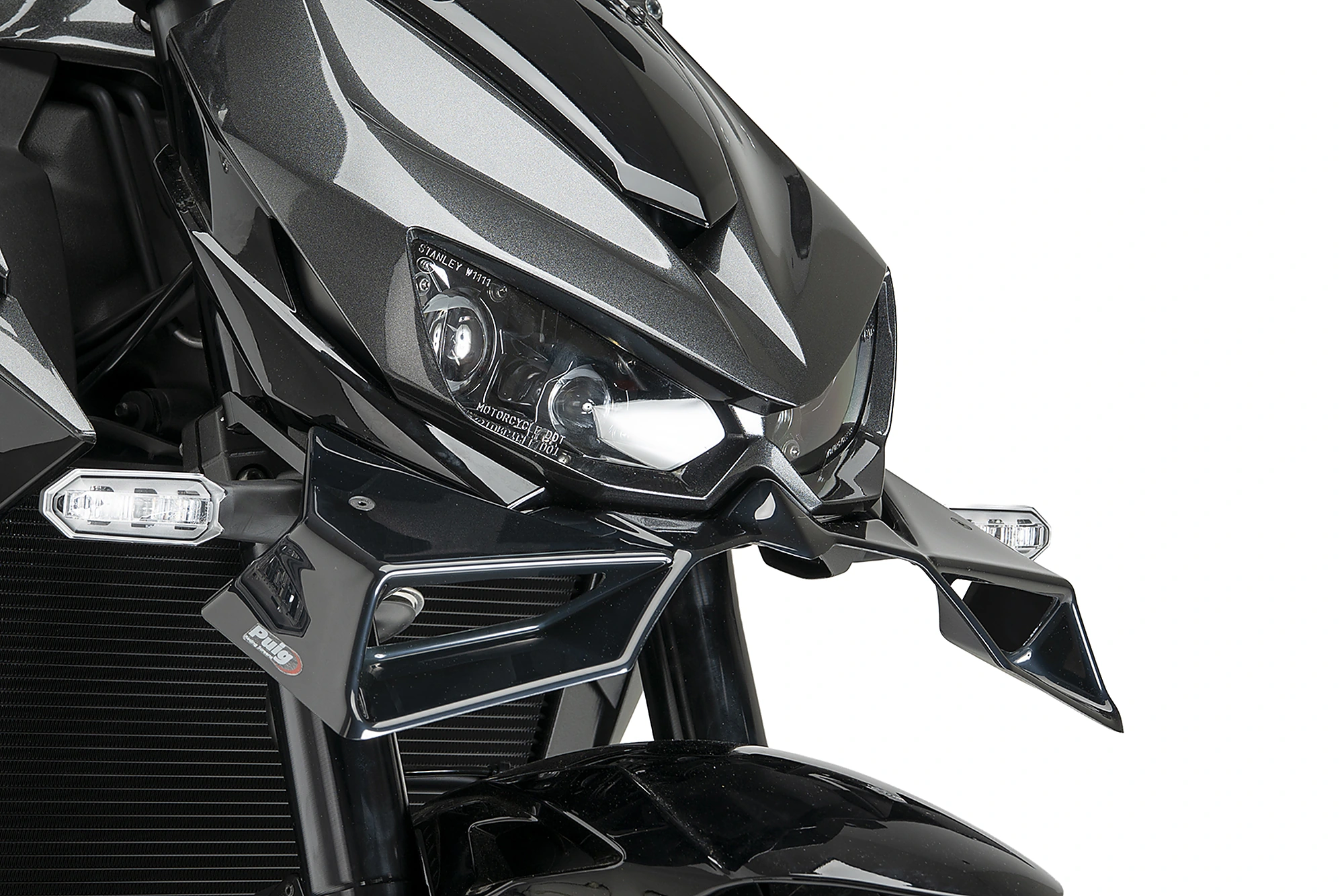 Frontal spoilers PUIG NAKED 22782N Crni