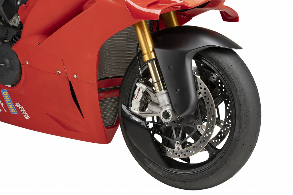Aero wheel deflector PUIG 22797N Crni for DUCATI Panigale V4 / V4S 1100 2025-2026, DUCATI Panigale V4 R 998 2025