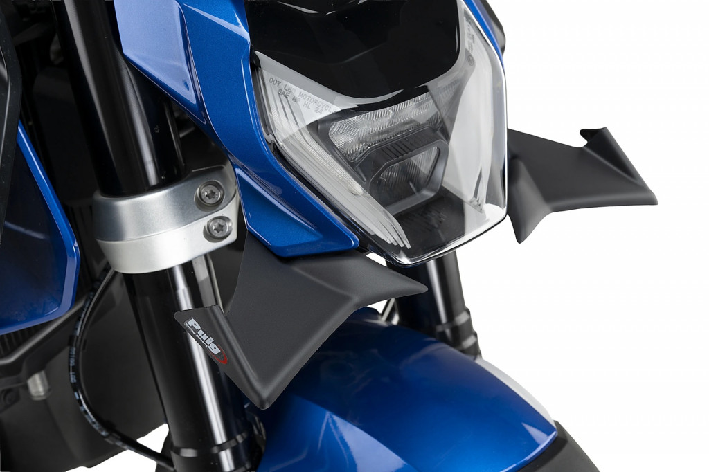 Frontal spoilers PUIG NAKED 22821J matt black