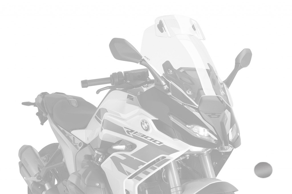 Windscreen PUIG TOURING WITH VISOR 22862H smoke for BMW R 1300 RS 2025-2026