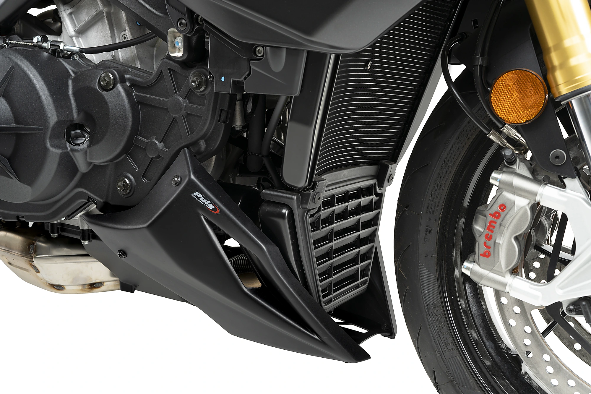 Engine Spoiler PUIG 22899J matt black