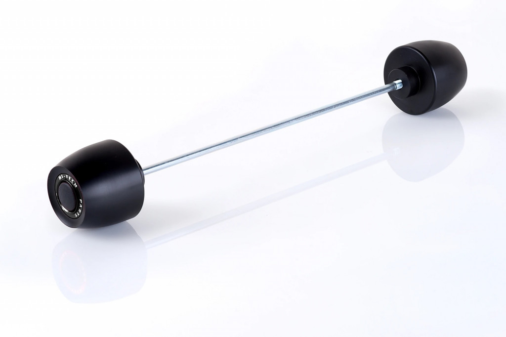 Axle sliders PUIG PHB19 22904N Crni without color caps, front