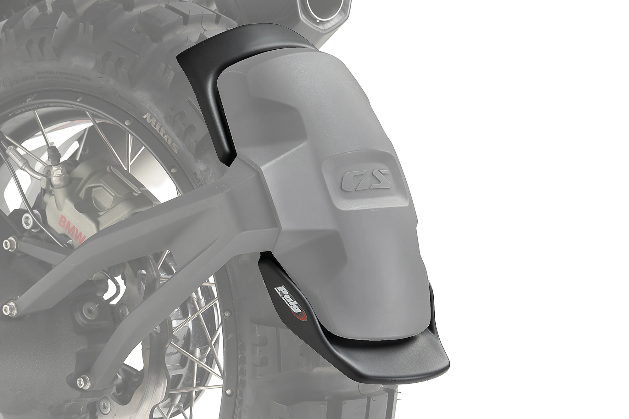 Rear fender extension PUIG 22925C carbon look