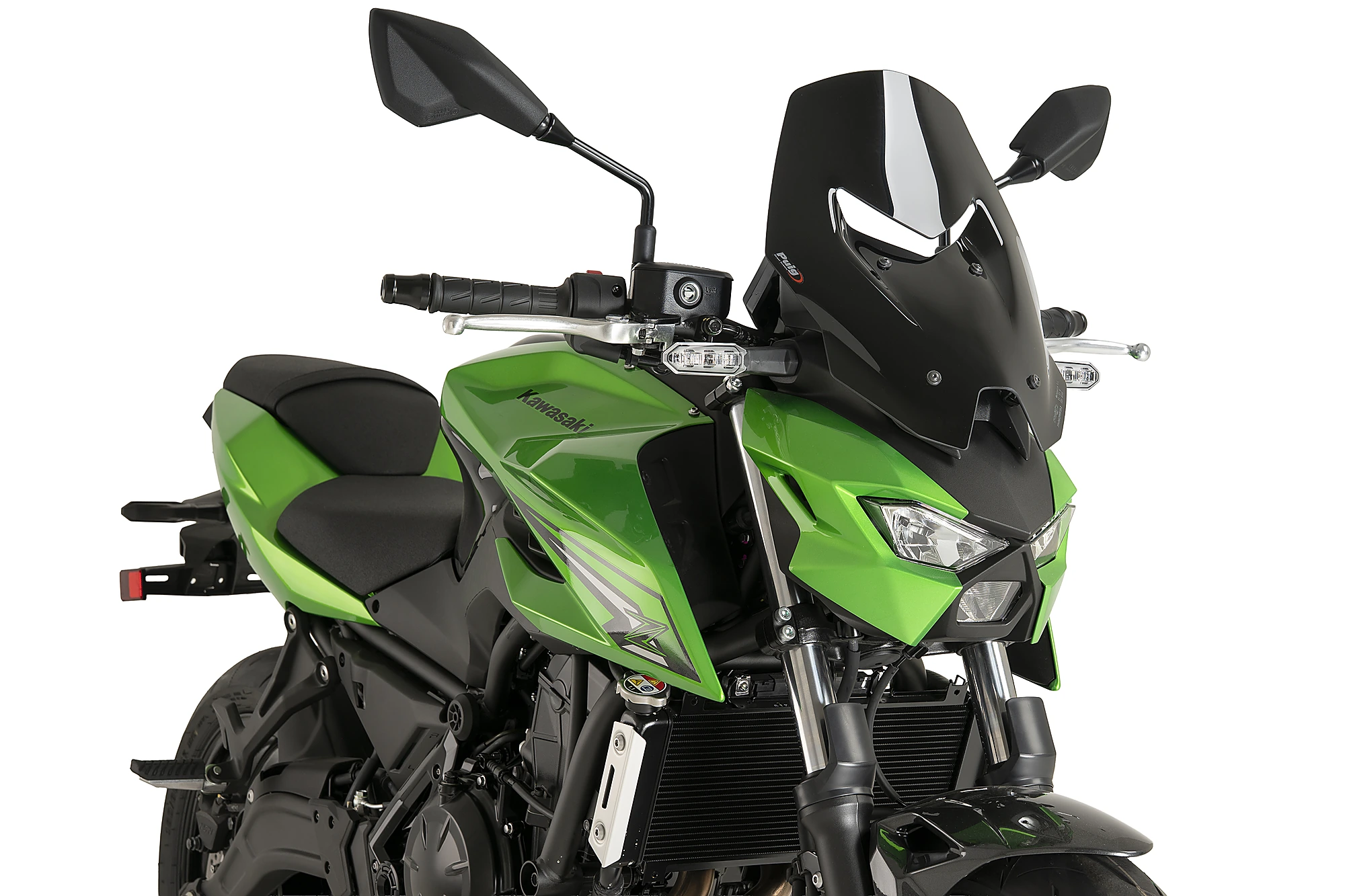 Windshield PUIG NEW. GEN TOURING 23036N Crni