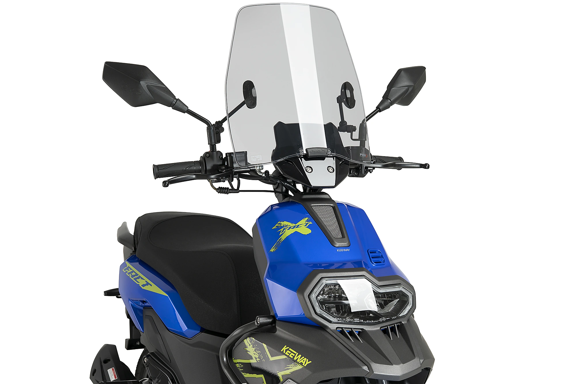 Windshield PUIG URBAN 23153H smoke for KEEWAY F-Act 50 2025-2026