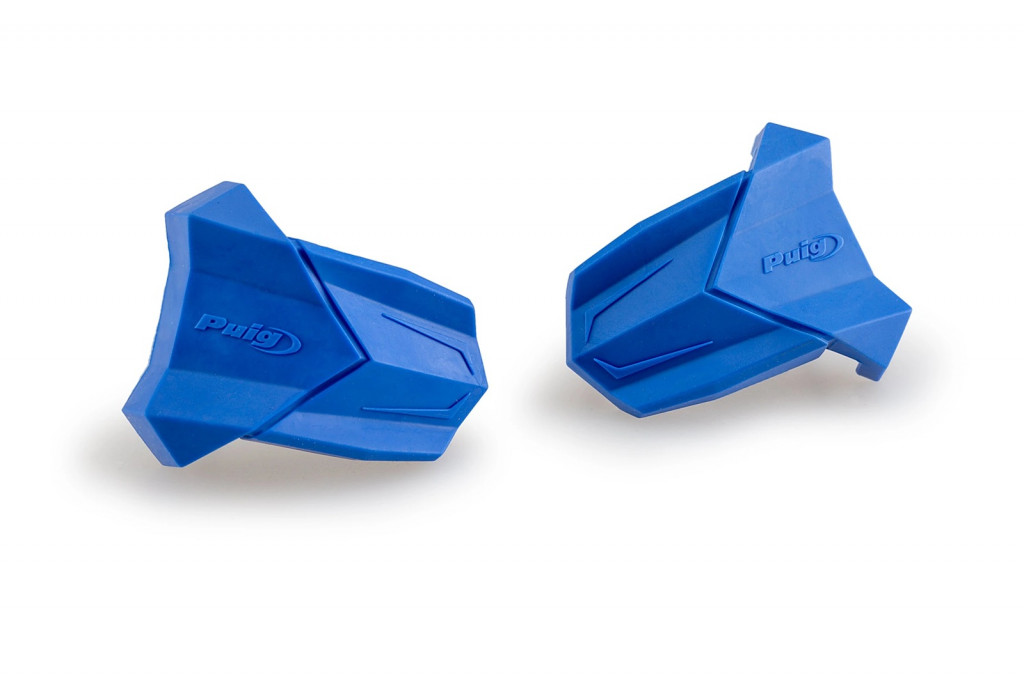Spare rubber end protector PUIG R19 3148A plavi
