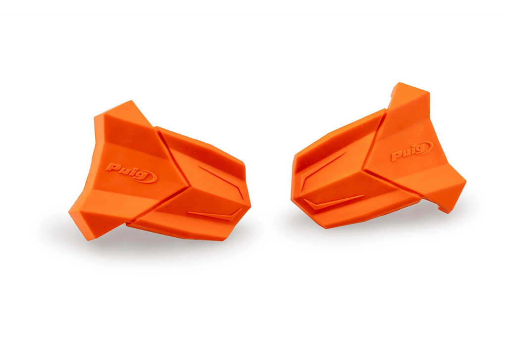 Spare rubber end protector PUIG R19 3148T orange