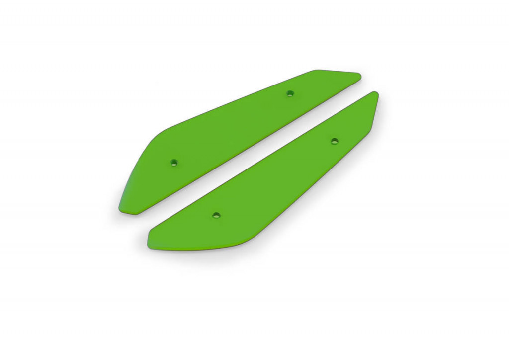 Side spoilers PUIG DOWNFORCE 3569V green