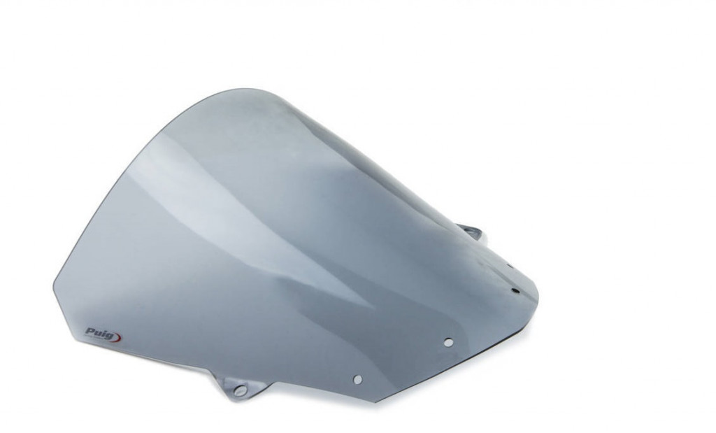 Windscreen PUIG R-RACER 3629H smoke for KAWASAKI ZX-6R 600 Ninja (>2007) 2022-2023, KAWASAKI ZX-6R 636 Ninja (2013<) 2022-2023