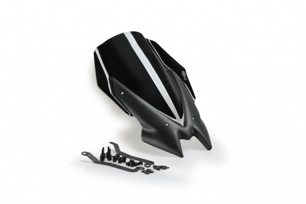 Windshield PUIG NEW. GEN TOURING 3841N Crni