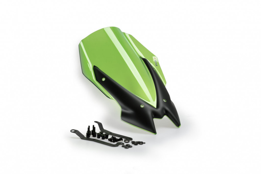 Windshield PUIG NEW. GEN TOURING 3841V green