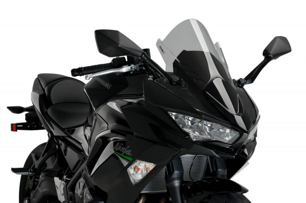 Windscreen PUIG Z-RACING 3881H smoke for KAWASAKI Ninja 650 2020-2026