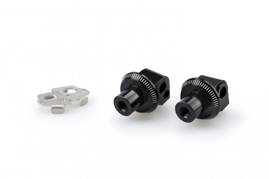 Footpeg adapters PUIG 7249N Crni