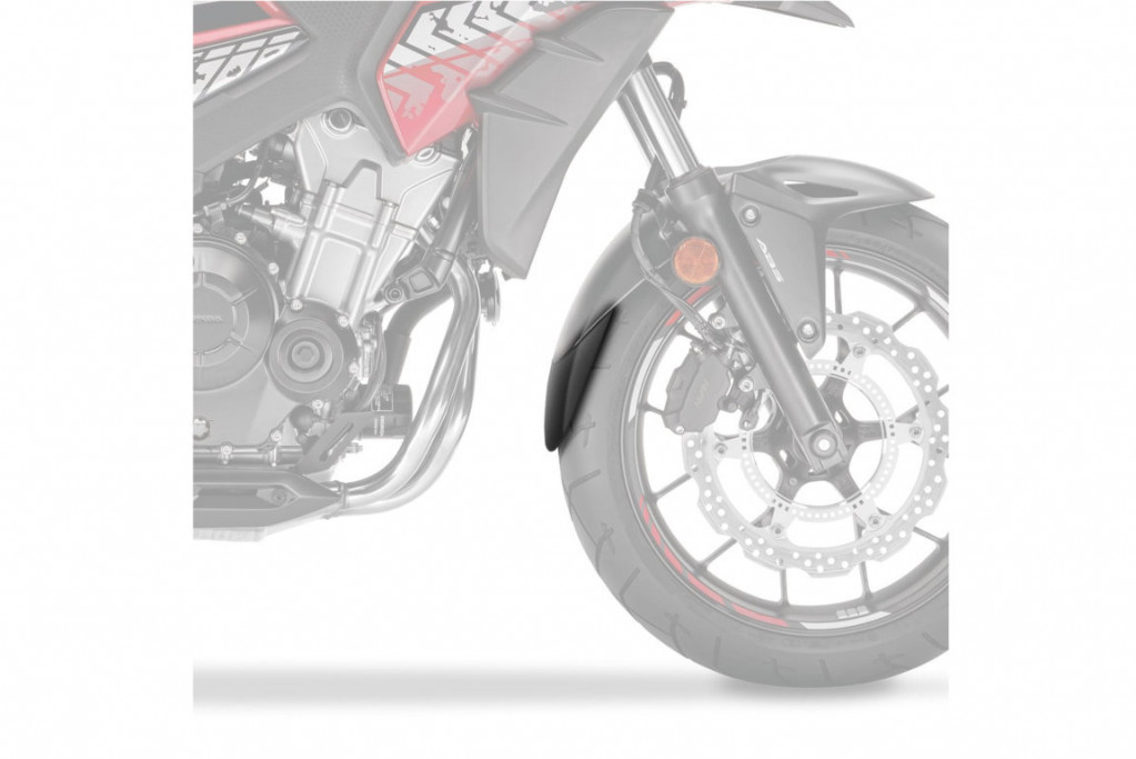 Front fender extension PUIG 7339N Crni