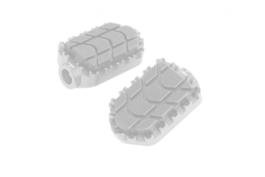 Footpegs without adapters PUIG ENDURO 7587N Crni with rubber