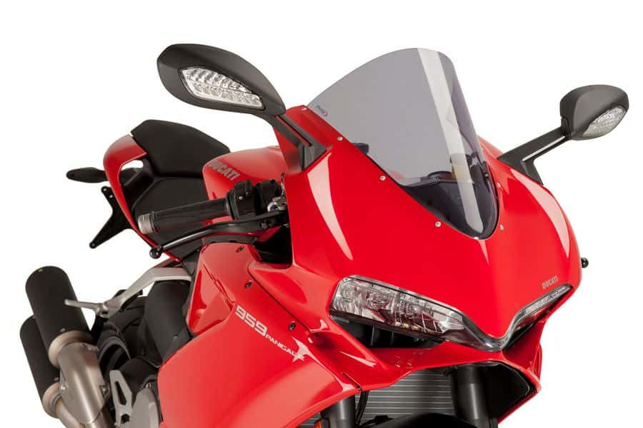 Windscreen PUIG RACING 7621H smoke for DUCATI 1299 Panigale / S / R 2015-2017