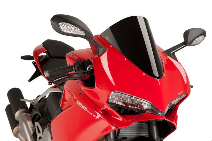 Windscreen PUIG RACING 7621N Crni