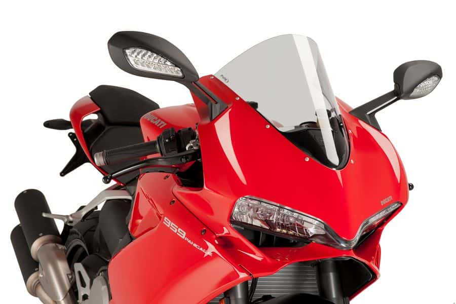 Windscreen PUIG RACING 7621W transparent