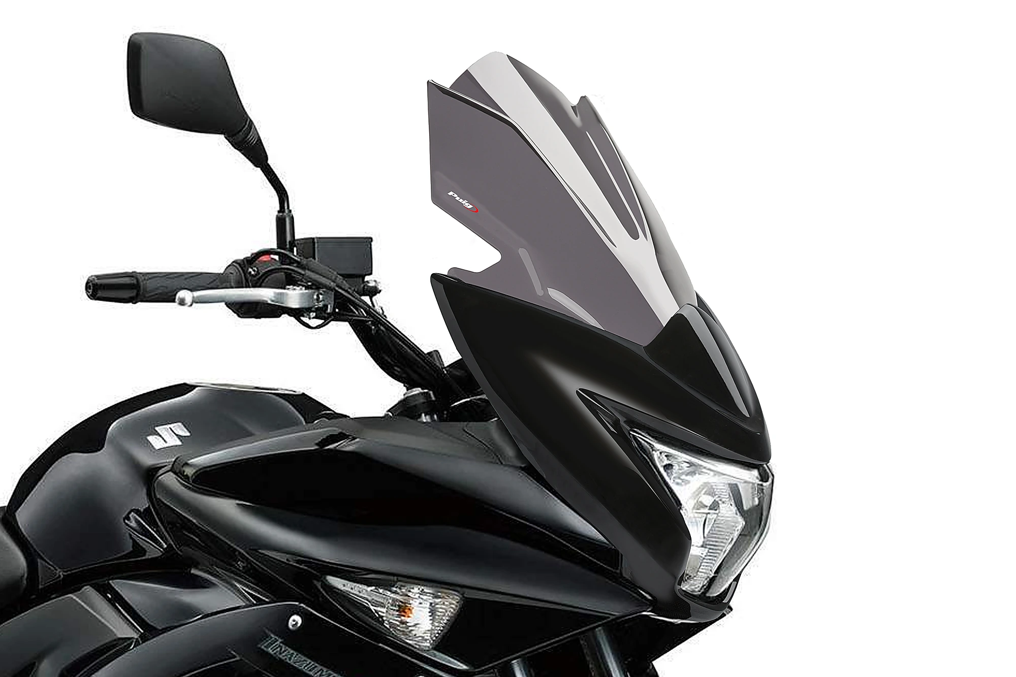 Windscreen PUIG RACING 7642H smoke for SUZUKI GW 250 Inazuma  2013-2016