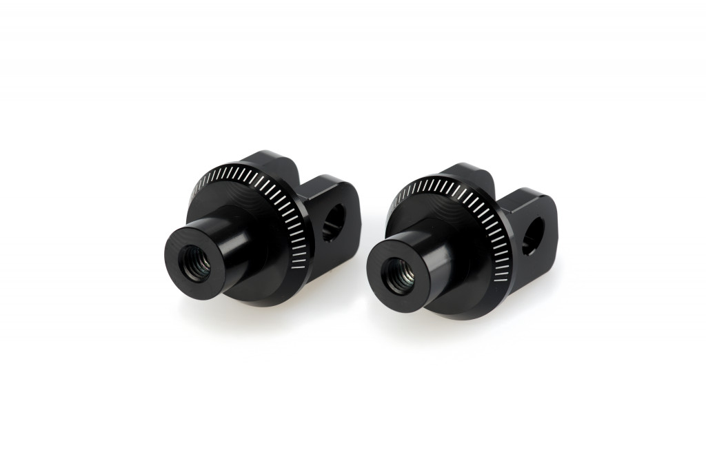Footpeg adapters PUIG 8876N Crni for BMW G 310 R 2016-2024