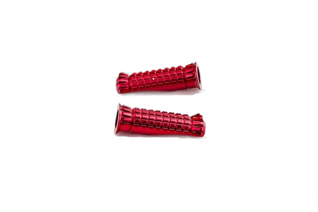 Footpegs without adapters PUIG R-FIGHTER 9192R crven