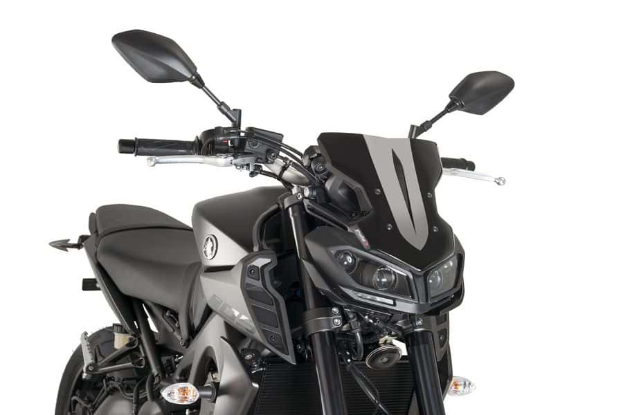Windshield PUIG NEW GEN. SPORT 9376N Crni
