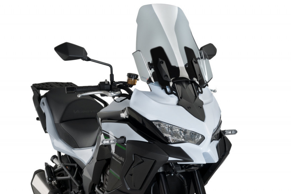 Windscreen PUIG TOURING 9421H smoke for KAWASAKI Versys 650 2017-2021, KAWASAKI Versys 1000 / S / SE 2017-2024
