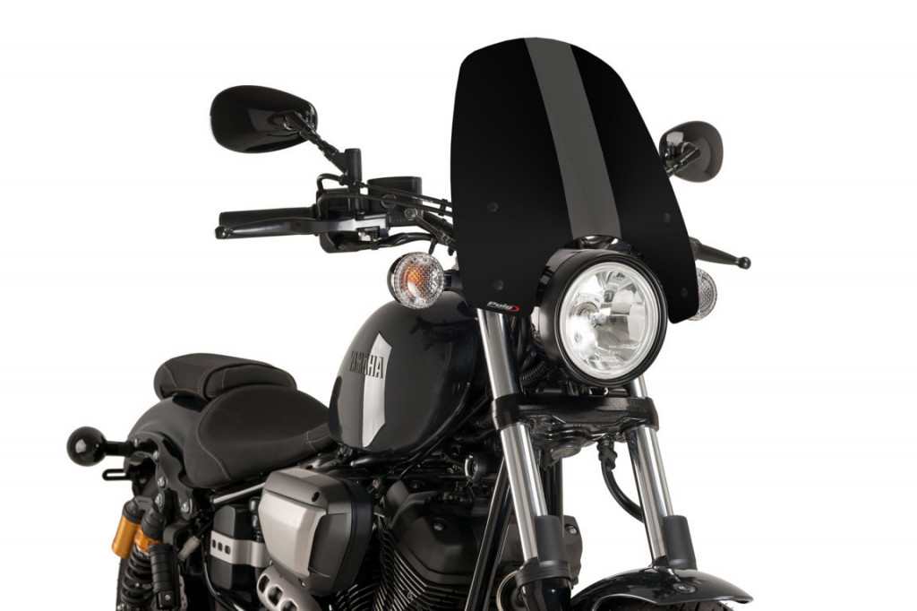 Windshield PUIG NEW. GEN TOURING 9438N Crni