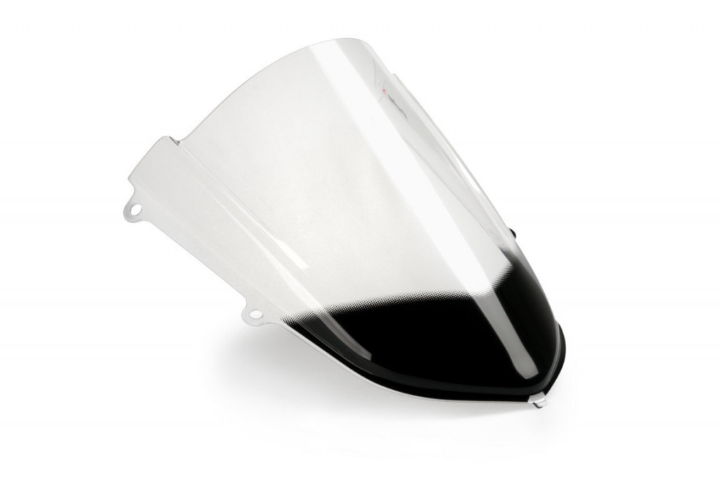 Windscreen PUIG RACING 9723W transparent for YAMAHA YZF-R6 2017-2024