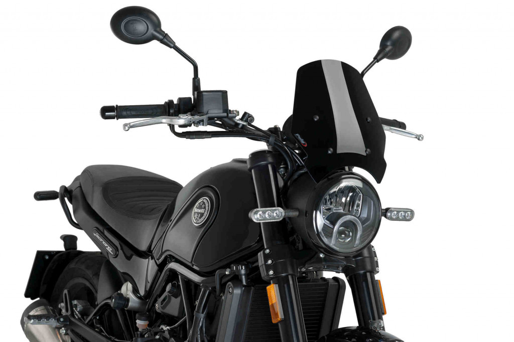 Windshield PUIG NEW. GEN SPORT 9747N Crni