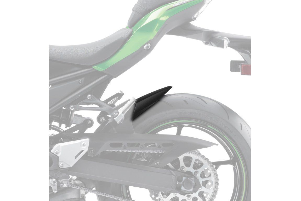 Rear fender extension PUIG 0022J matt black for KAWASAKI Z 900 2017-2026, KAWASAKI Z 900 RS / RS SE 2018-2026