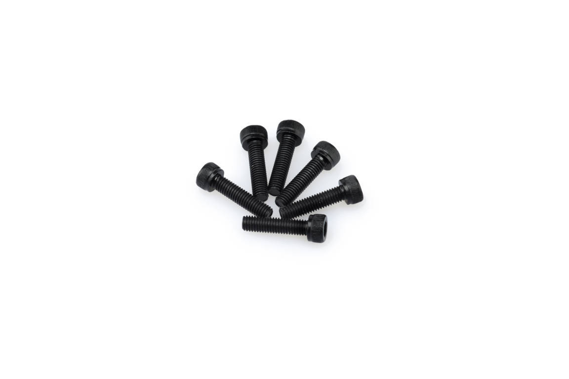 Screws PUIG ANODIZED 0147N Crni M5 x 20mm (6pcs)