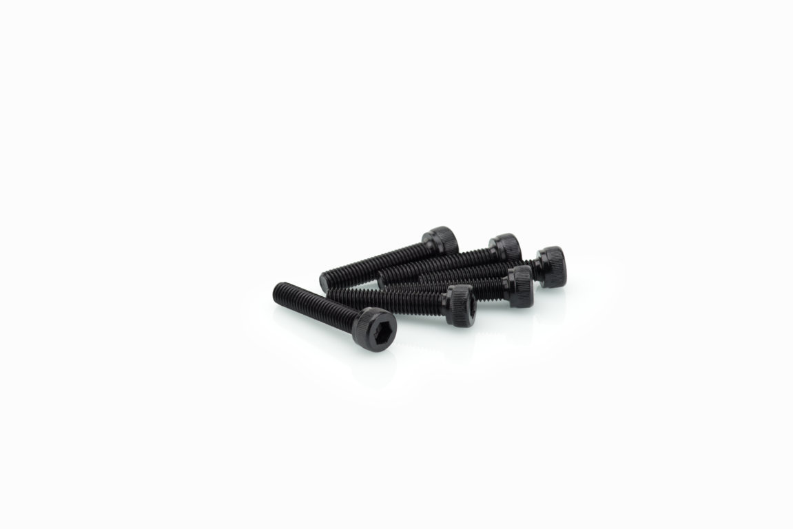Screws PUIG ANODIZED 0185N Crni M5 x 25mm (6pcs)