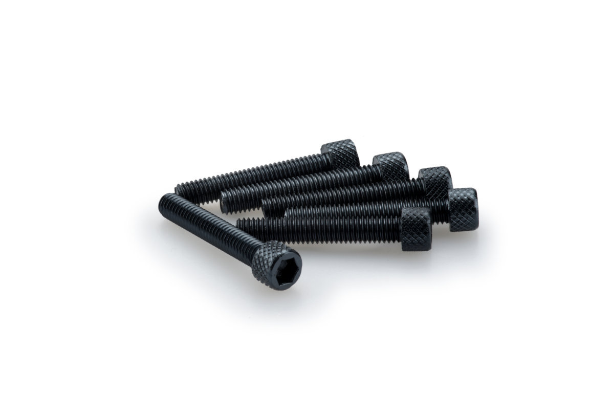 Screws PUIG ANODIZED 0346N Crni M6 x 35mm (6pcs)