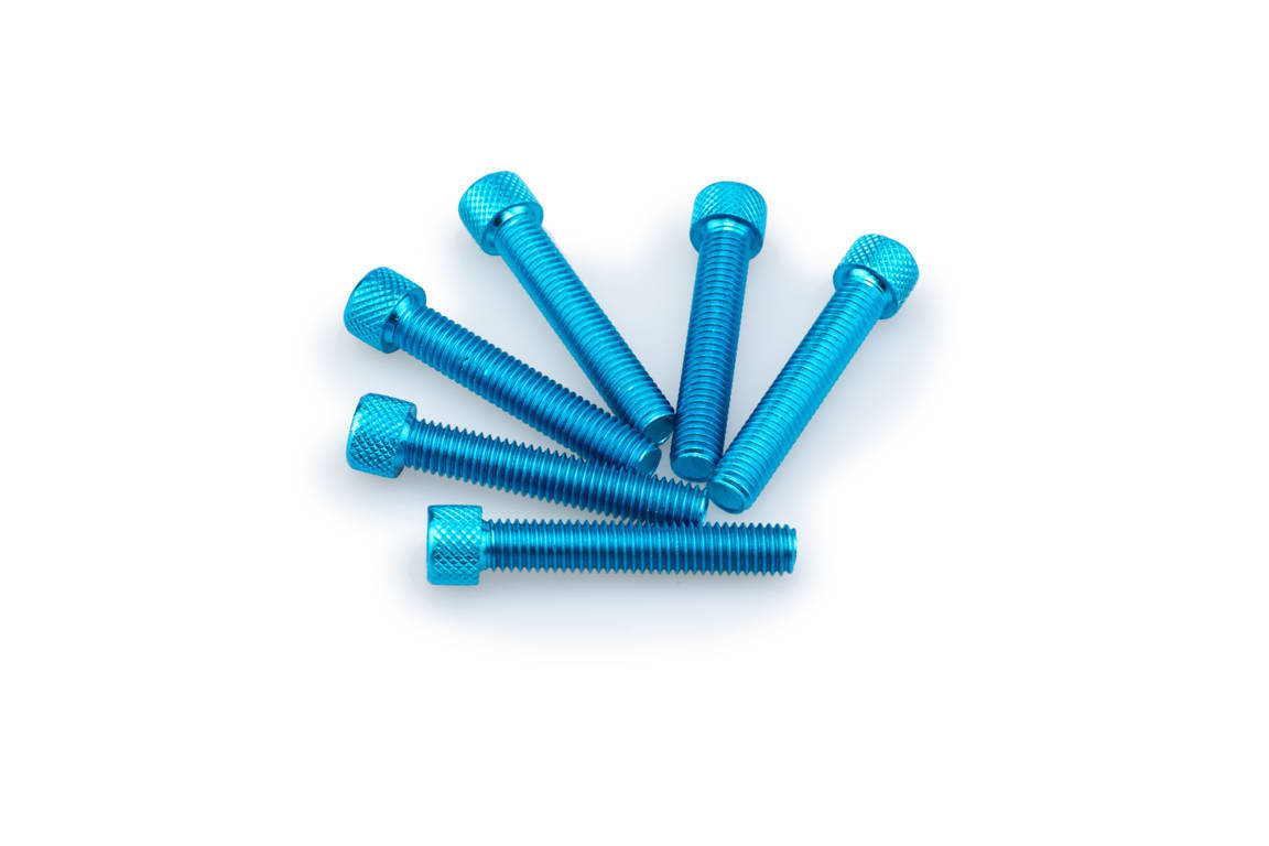 Screws PUIG ANODIZED 0516A plavi M8 x 45mm (6pcs)