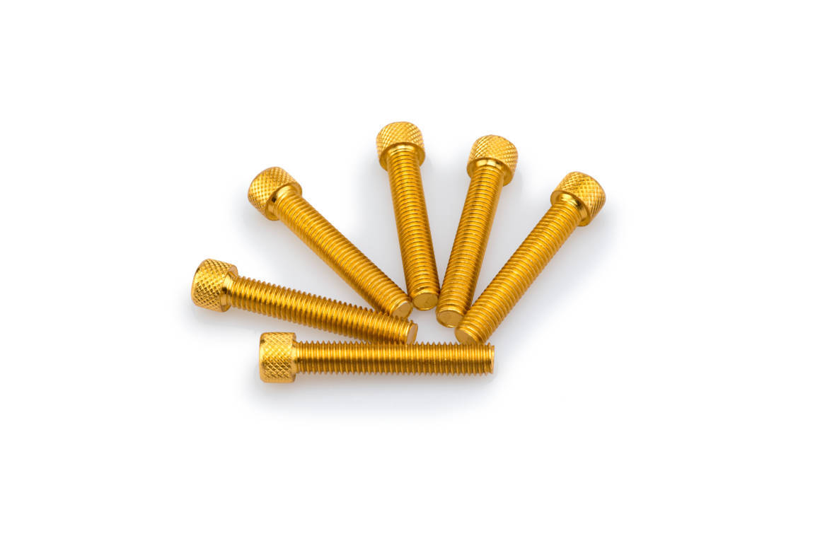 Screws PUIG ANODIZED 0516G yellow M8 x 45mm (6pcs)
