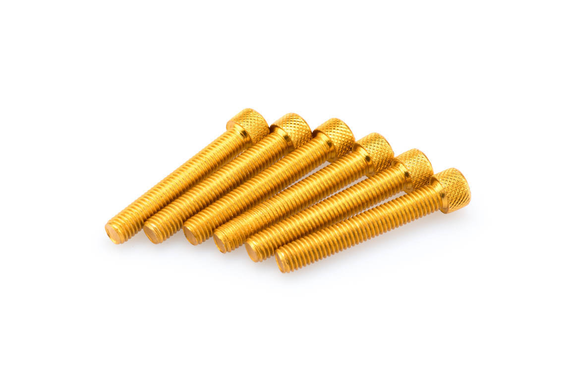 Screws PUIG ANODIZED 0524G yellow M8 x 50mm (6pcs)