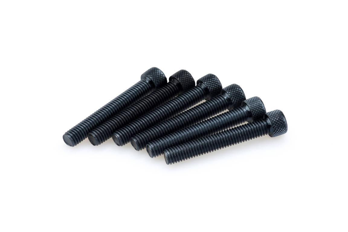 Screws PUIG ANODIZED 0524N Crni M8 x 50mm (6pcs)