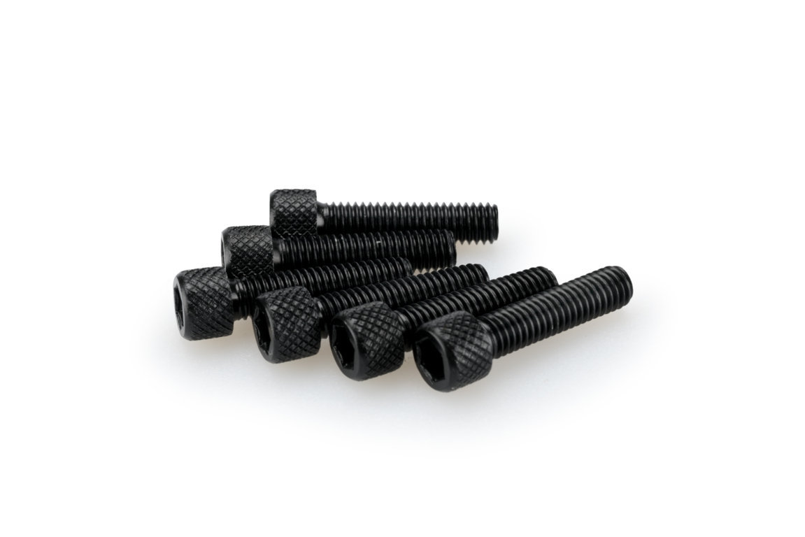 Screws PUIG ANODIZED 0544N Crni M6 x 25mm (6pcs)